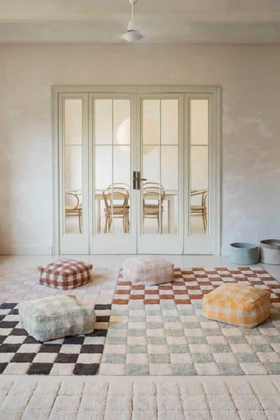 אריחי שטיח רחיצים | Tiles Blue Sage 120/160 c"m תמונה 3 – מוצר טקסטיל | RANCO